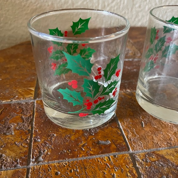 Vintage handmade Christmas glass cups - Picture 6 of 12